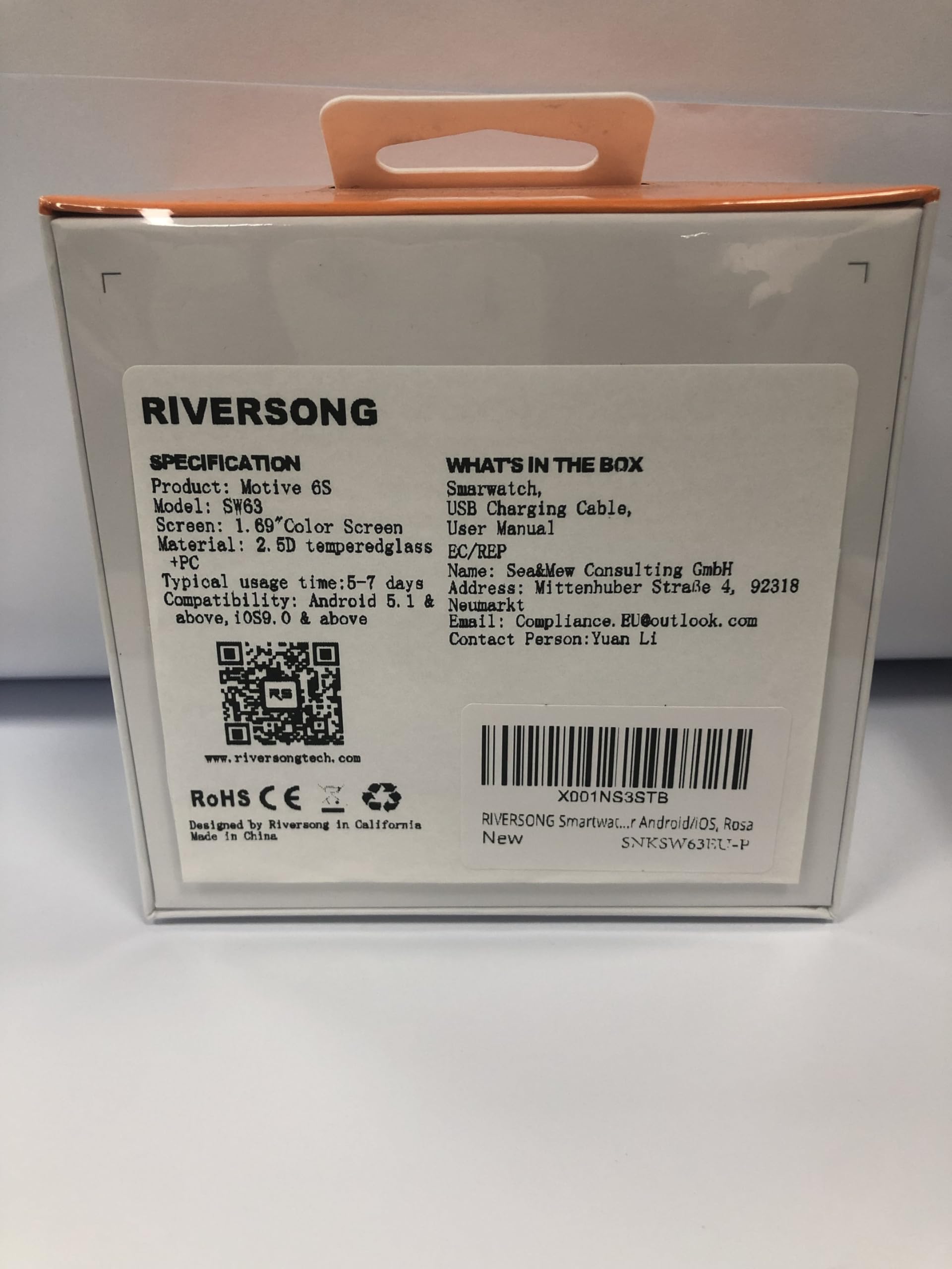 RIVERSONG Montre Connectée Femme avec Appel Bluetooth, 1,69" Montre de Sport avec Fréquence Cardiaque,SpO2, Podomètre, Moniteur de Sommeil, 49 Modes Sportifs, pour Android/iOS, Rose