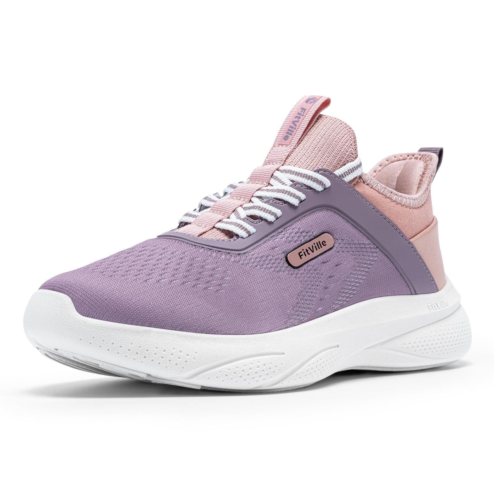FitVille Extra Weit Walkingschuhe Damen Slip On Sneaker Atmu