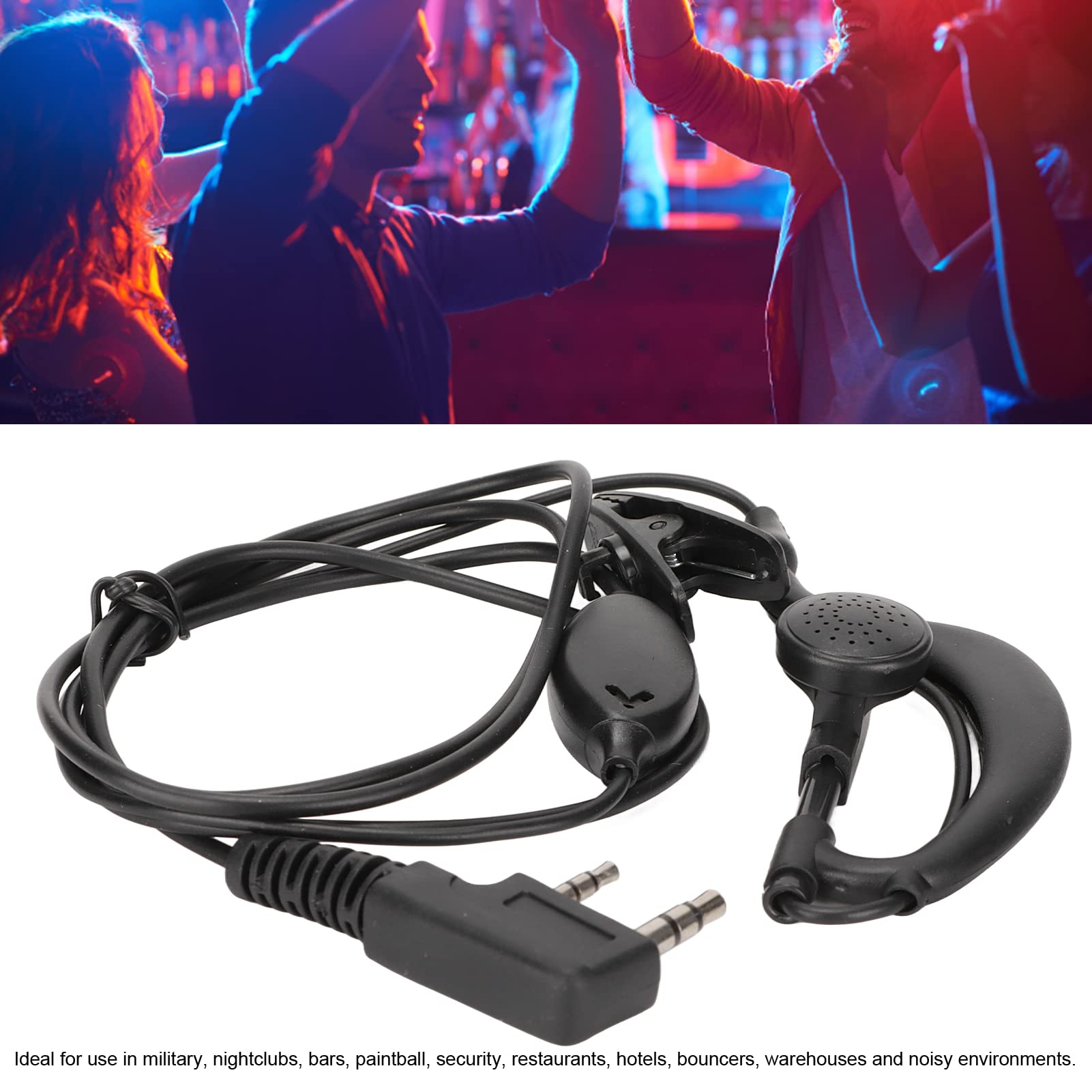 ZJCHAO Casque à Mémoire D'oreille Casque Radio 2 Voies, écouteur De