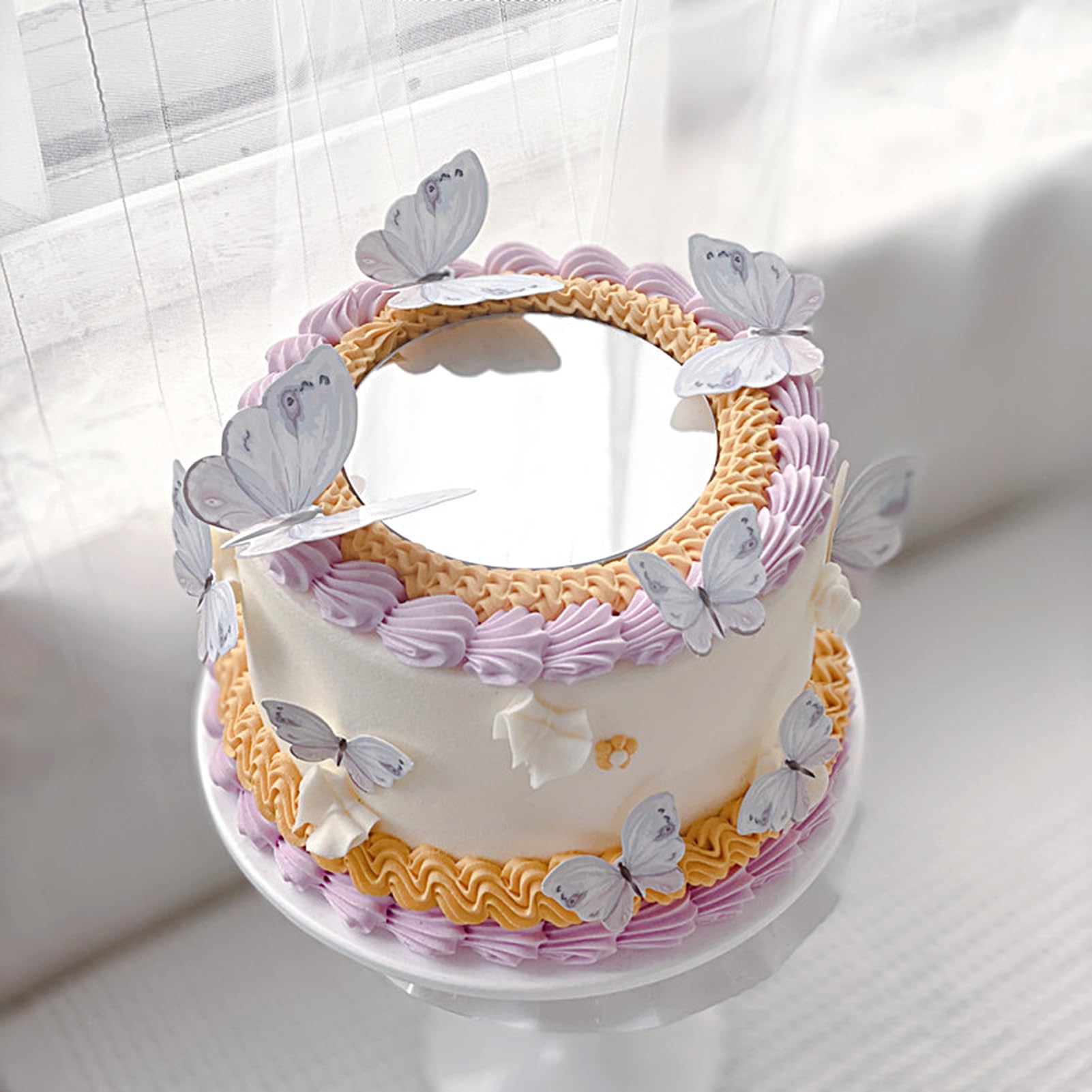 19 Decorazioni Per Torte A Tema Farfalle E Fiori, Artificiali, Multicolore, Per Compleanni E Matrimoni, Fai Da Te