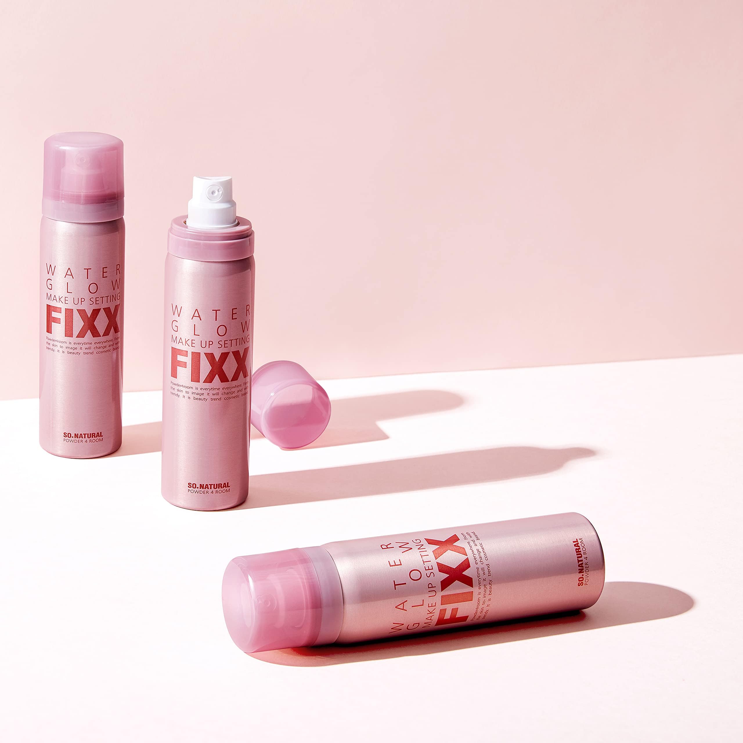 so natural WATER GLOW MAKE UP SETTING FIXX メイクキープミスト