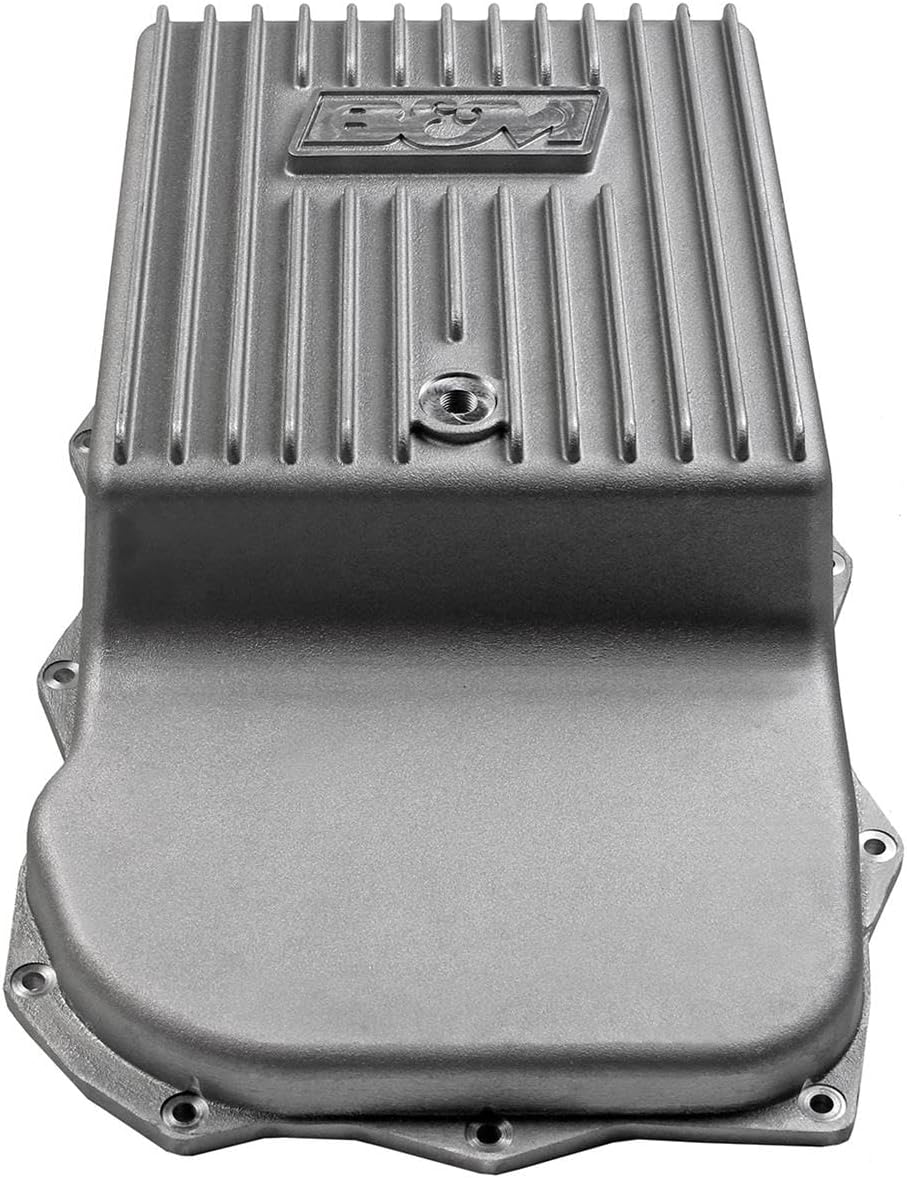B&M 70395 Hi-Tek Transmission Pan Natural