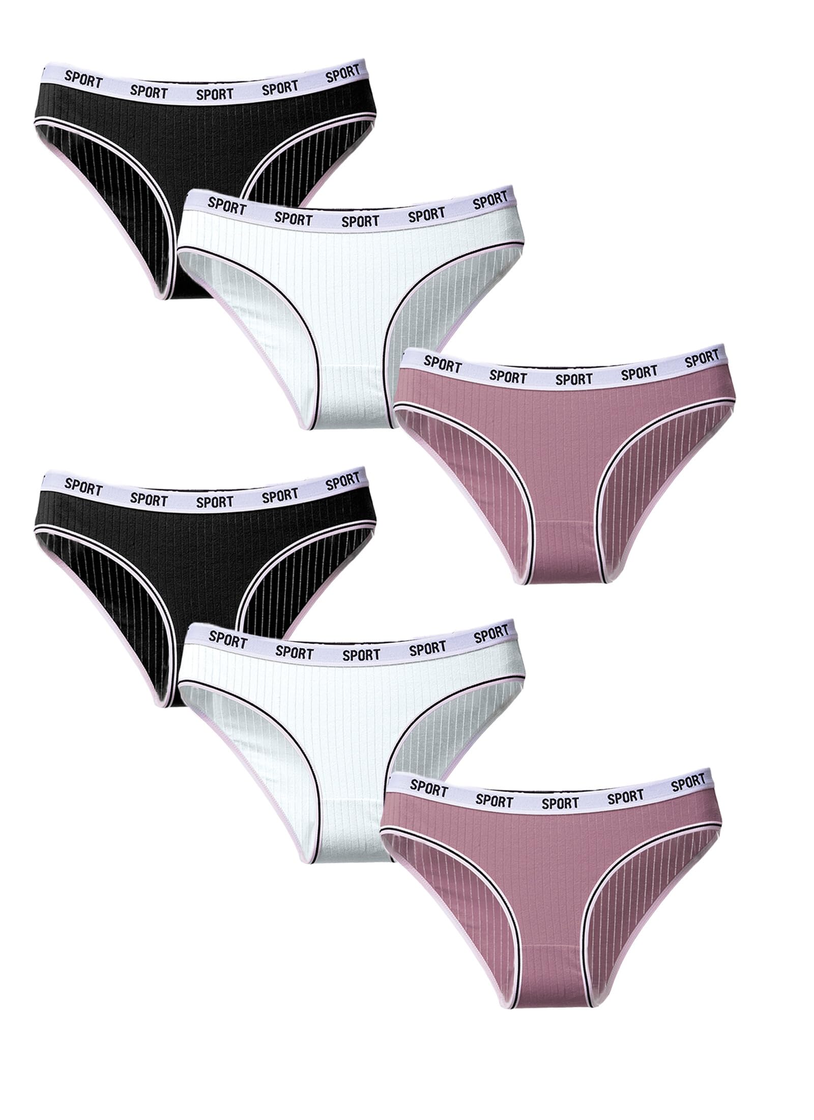 La Furlana Mutanda Donna Classica Alta A Costina In 100% Cotone Extra Pettinato Made In Italy Scatola Da 6 Pezzi 7 113990942 - Foto 6