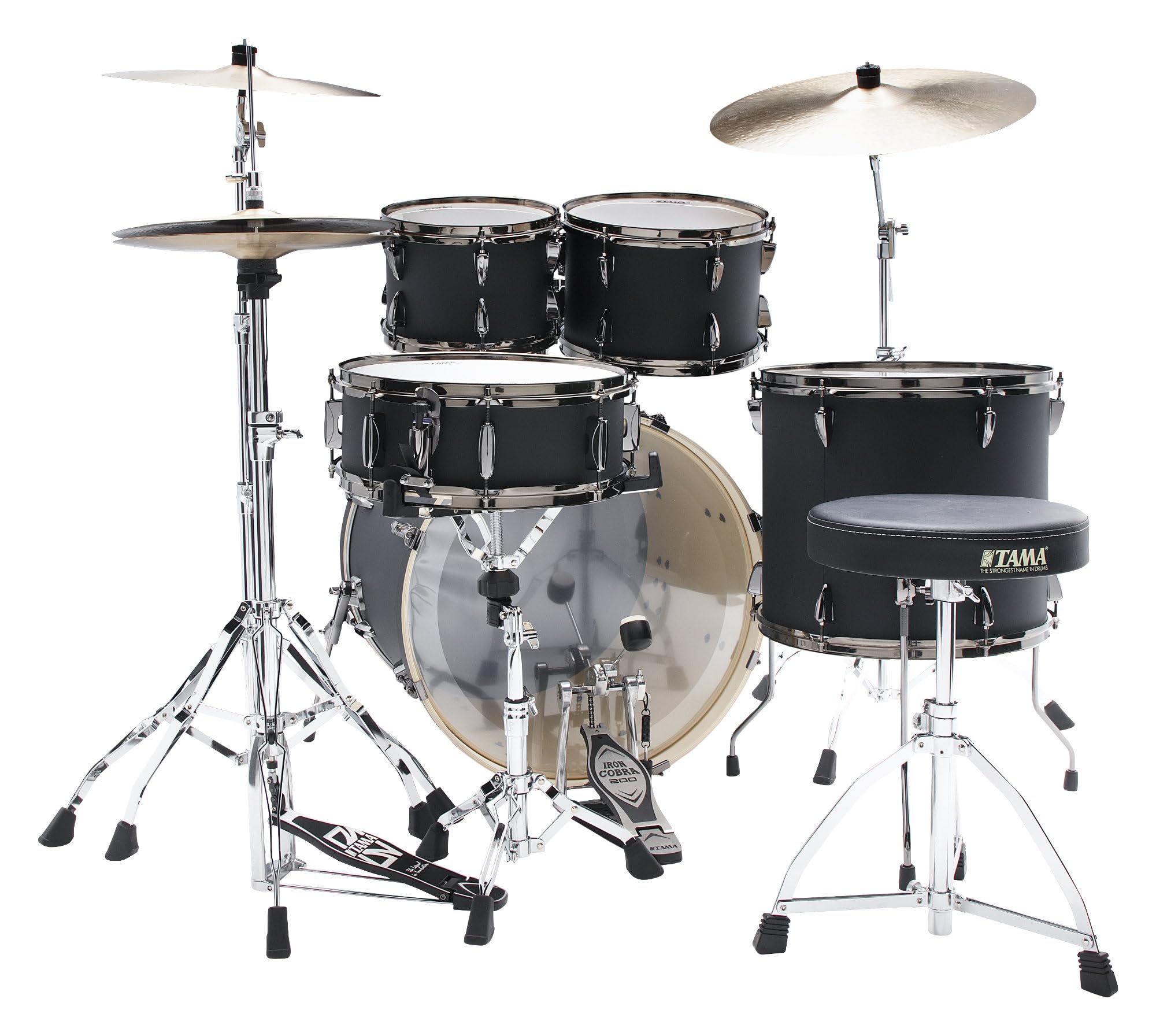Tama IP52H6WBN-BOB Imperialstar 5-delige drumkit Blacked Out Black (IP52H6WBN-BOB)