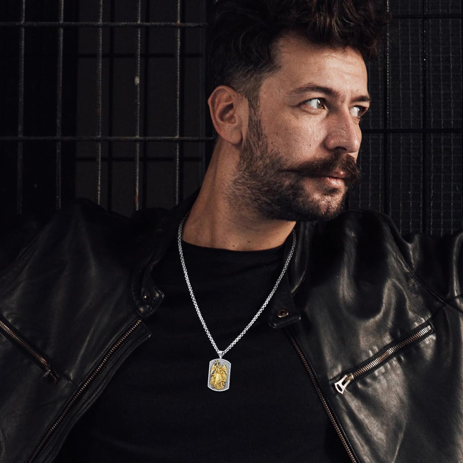 Eusense Saint Necklace Sterling Silver 925 Protection Jewelry for Men Women Patron St Medals Amulet Pendant - Image 8