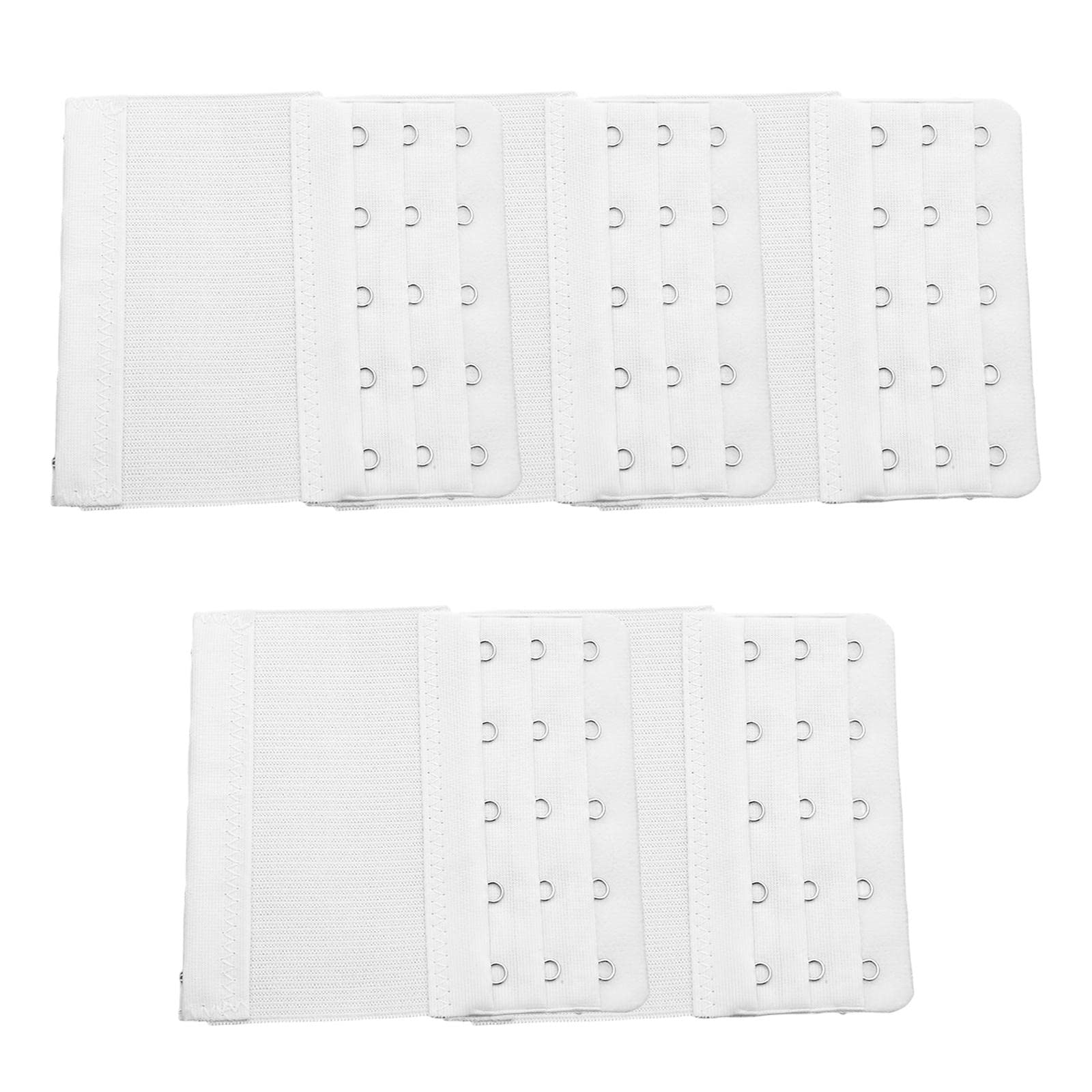 5x Bra Extender Strap Comfortable 5 Hooks Extender Bra Band for Women Lady Free Size White |Clothing, Shoes & Accessories | Womens Clothing | Intimates & Sleep | Bras & Bra Sets-image-34