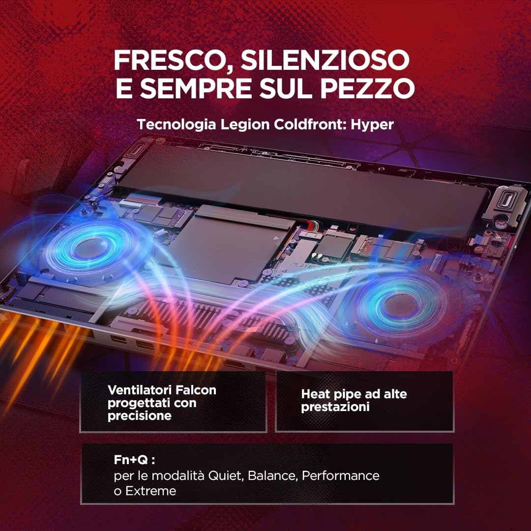 Legion 5 Gaming Laptop - Display OLED WQXGA 15" 165Hz - Notebook - Immagine 6