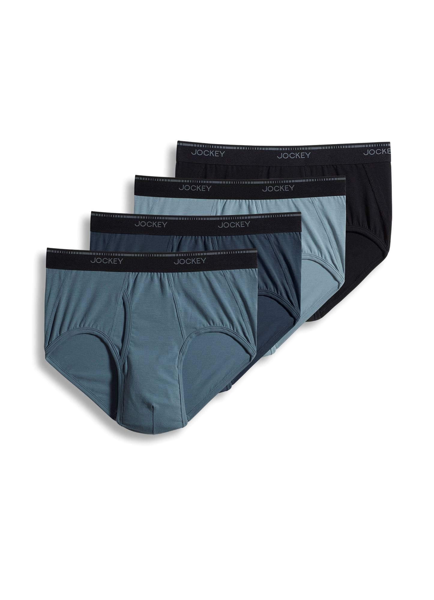 Jockey Men's Underwear MaxStretch Brief - 4 Pack