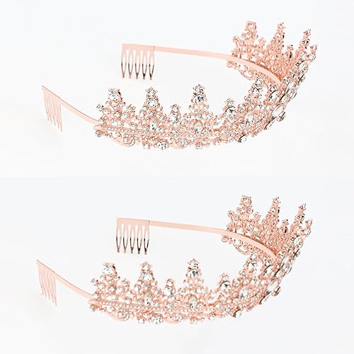 Miniatura 3 de CIEHER Corona de 40 cumpleaños + banda de cumpleaños de 40 años + juego de pines de perlas, regalos de cumpleaños 40 para mujeres amigas,