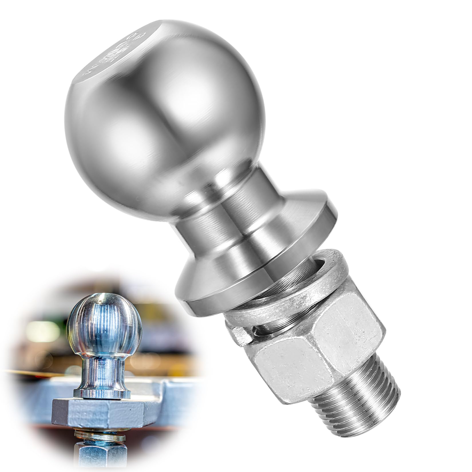 20 Clip A R Per Gancio Di Traino In Acciaio Inox - M3 X 60 Mm - Perni Di Fissaggio A Molla Per Trattori, Rimorchi E Camper - 5