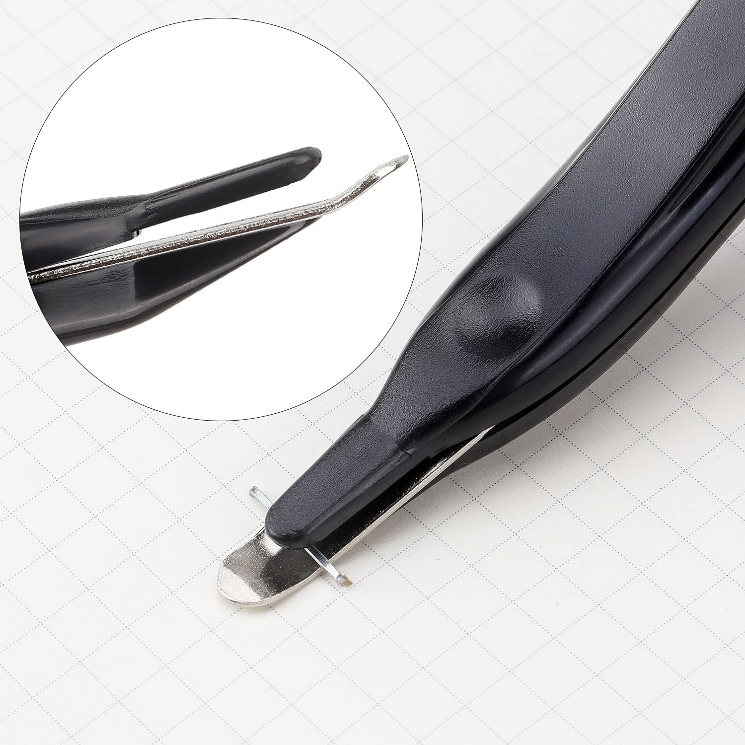 ZZTX 3 PCS Professional Magnetic Staple Remover Puller Rubberized Staples Remover Staple Removal Tool for School Office Home(Black, Blue, Red) : Everything Else