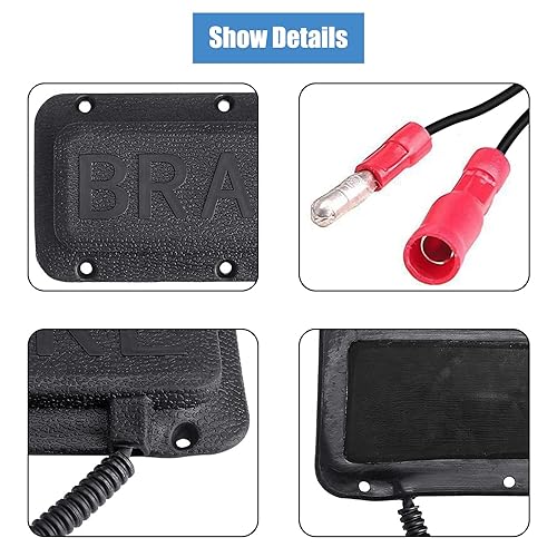 Miniatura 3 de Interruptor de luz de freno para carrito de golf, interruptor de pastilla de freno, montaje de pedal para Club Car EZGO Yamaha Carritos de golf