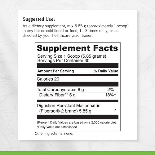 Miniatura 6 de DAVINCI Labs Clearly Fiber - Suplemento para apoyar la regularidad intestinal, la función intestinal normal y los niveles de triglicéridos dentro de