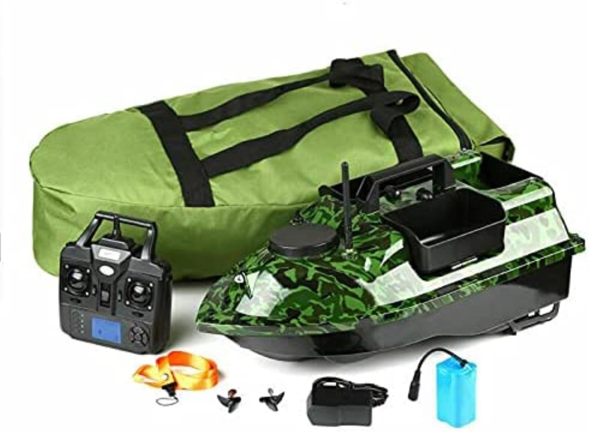500m GPS Senza Fili Pesca Bait Barca Carp Fischerboot Motoscafo RC Boot 3 Trichter LCD GPS Fishfinders mit Sonar Sensor