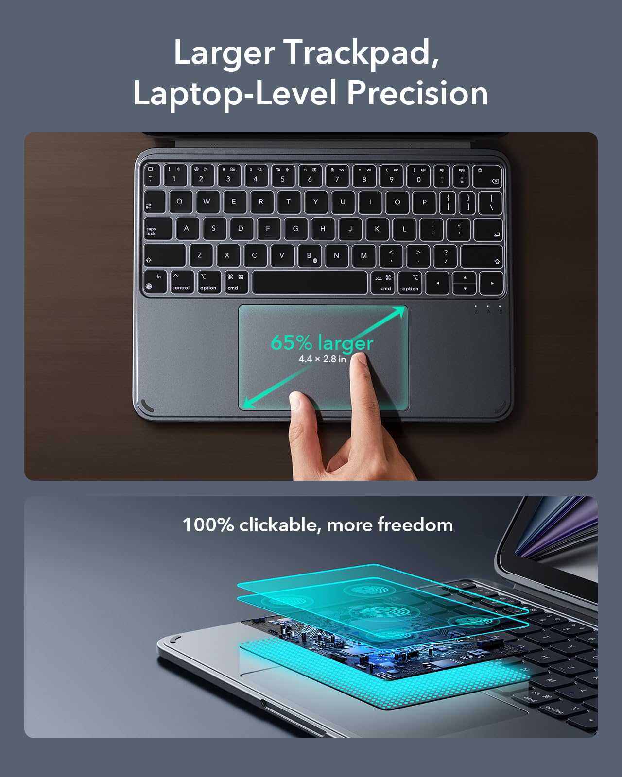 Amazon.co.jp: ESR Shift iPad キーボード付きケース, iPad Air 11