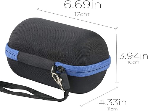 Miniatura 7 de co2CREA Estuche de viaje duro de repuesto para Ultimate Ears UE Wonderboom 3 Wonderboom 2 altavoz Bluetooth portátil impermeable (funda negra +