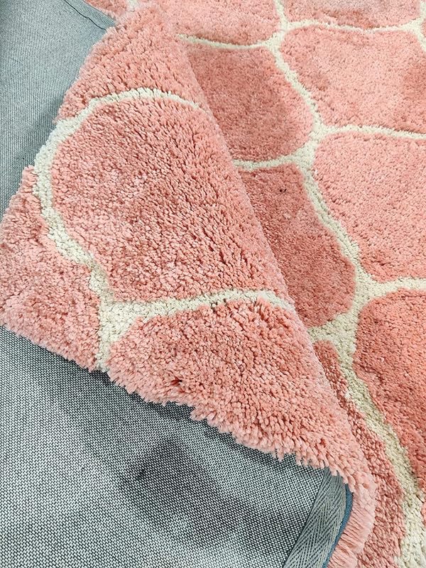 Image of Handmade Shaggy Pure Microfiber Smooth & Anti-Skid Carpets for Bedroom & Living Room, 2 inch Thickness Size- 12X15 Feet