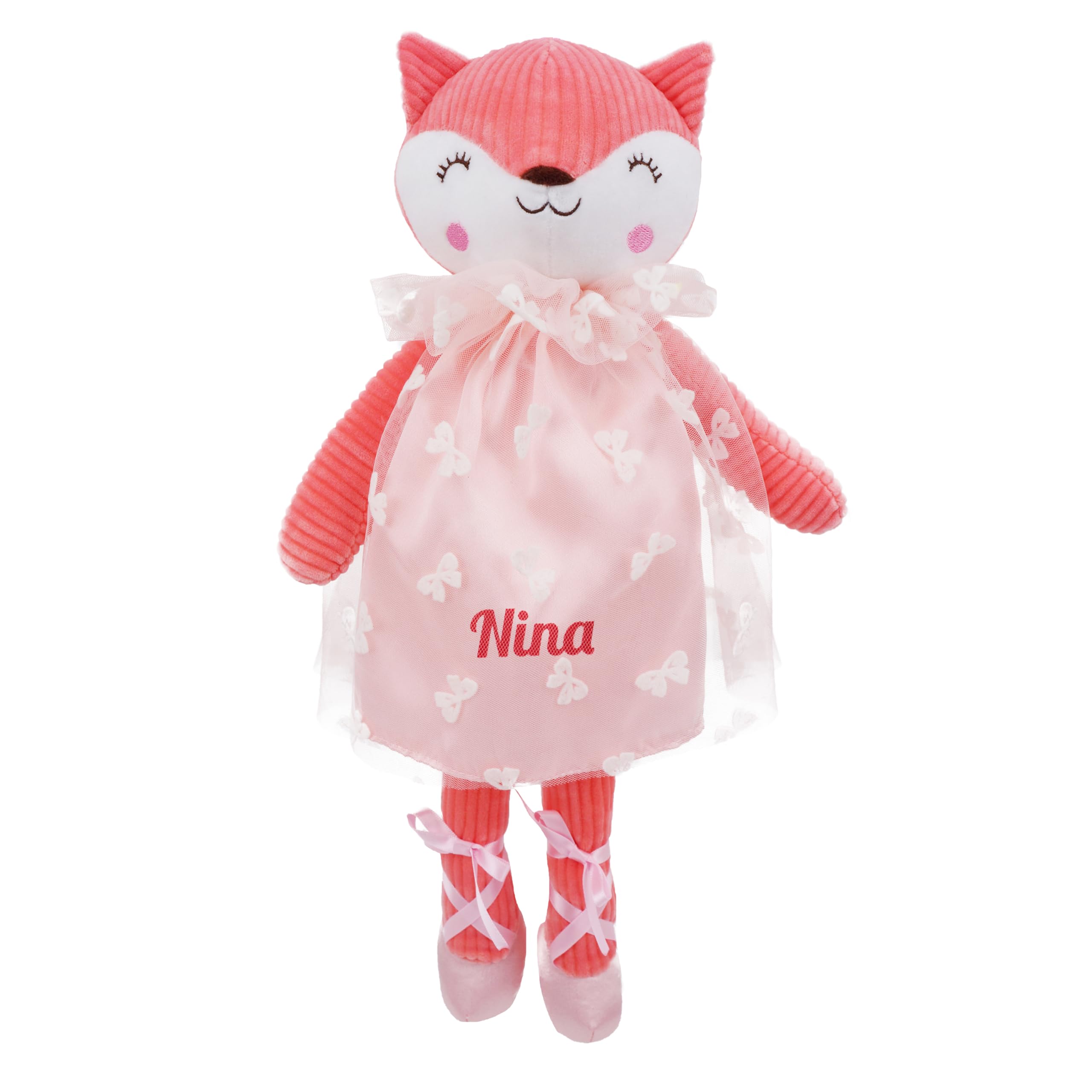 Lullaberry 40cm Personalized Ballerina Stuffed Animal - Ballet Doll - Dance Recital Gifts for Girls - Fox Nina โ image 1