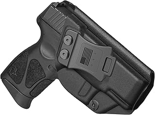 Vyperock IWB KYDEX Holster for Taurus G3C / G2C / G2S & Millennium G2 PT111 / PT140 Pistol - 100% US Made, Inside Waistband (Black, Right Hand Draw (IWB))