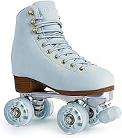 Vista 1 de Roller Skates for Women or Men with Height Adjustable Rubber Stoppers Retro Suede Quad Roller Skates for Outdoor and Indoor