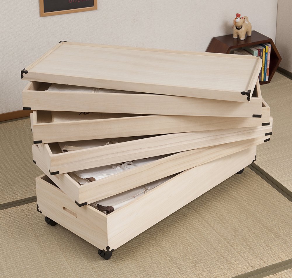 衣類収納ケース　(桐)　 5段　キャスター付き 7300000hi0032-3.jpg