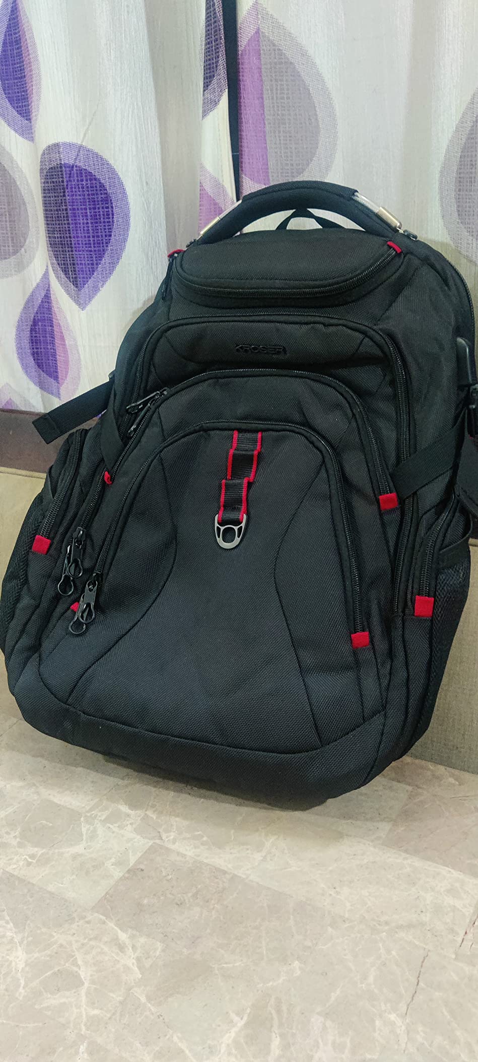 Buy KROSER Travel Laptop Backpack 17.3 Inch XL Heavy Duty Computer Backpack with USB Charging