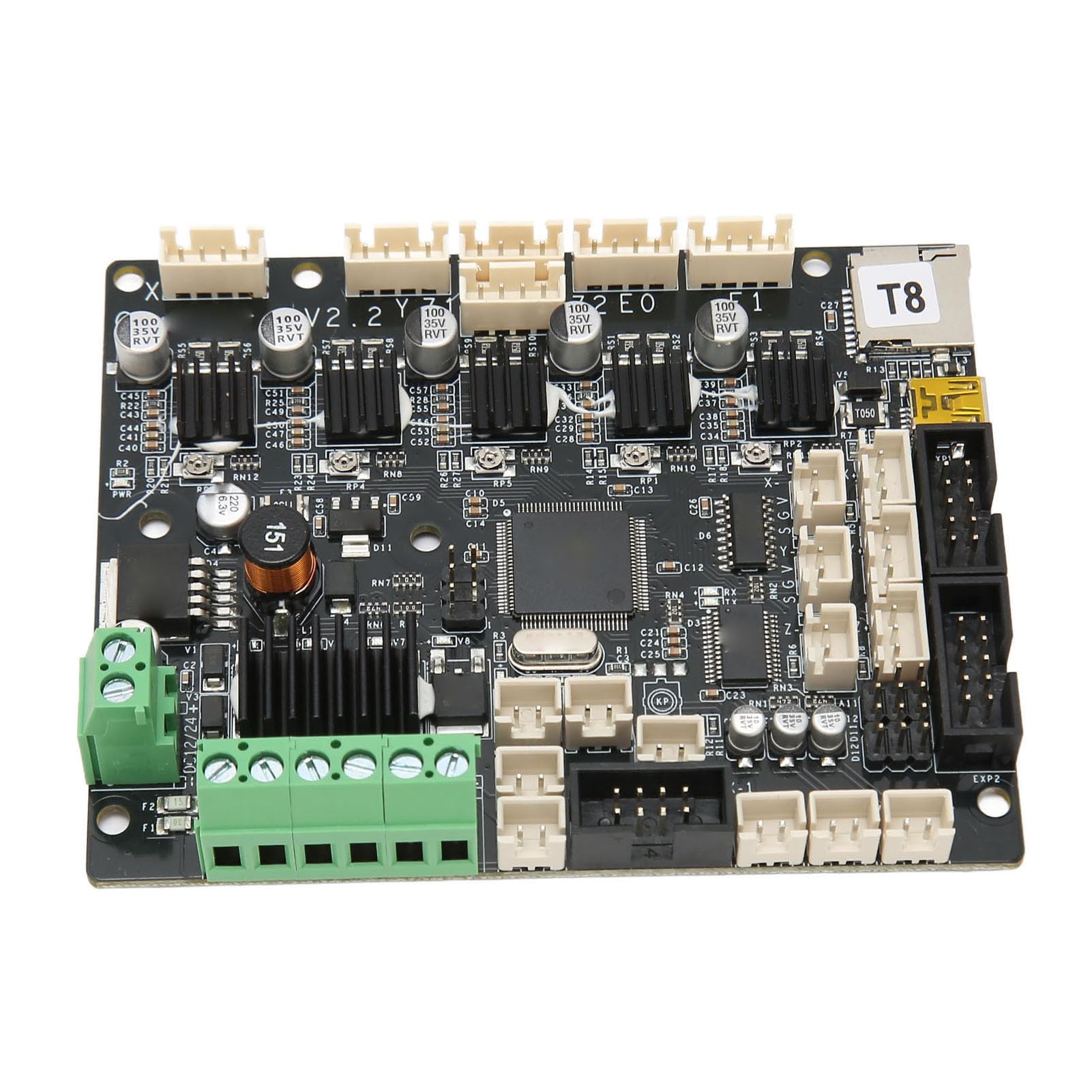 Ender 5 Plus Drucker CR 10 S5 CR X 20 Pro Hauptkarte Stille Ersatz, Rauschreduzierung nach Schritt - STTTMC2208, für Kaputte Steuerkarten, PCB -Material