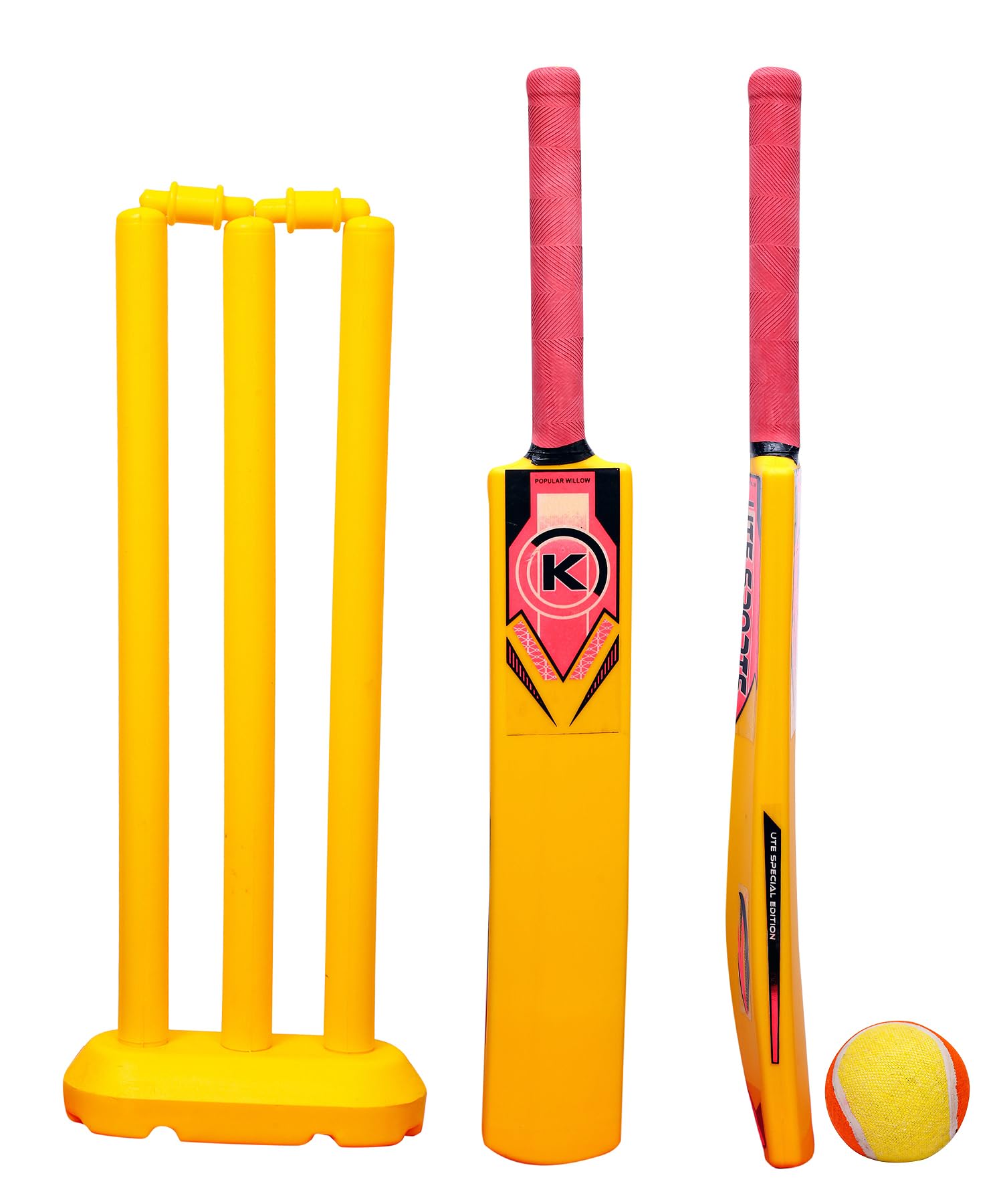 Hyper Heavy Grade Hard Plastic Cricket Bat with Wicket Set & 2 Tennis Ball for Kids (Size 3, Age 6-10 Year Old Kids), Strong Plastic (B0CFBZQVK1) Amazon Price History, Amazon Price Tracker
