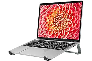 Aluminum Laptop Stand for Desk - Cooling Ergonomic Design