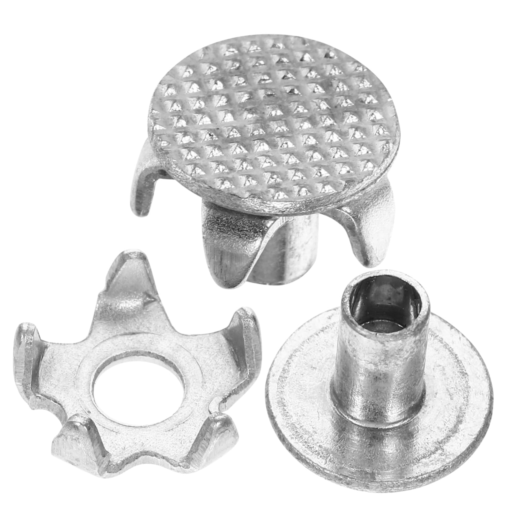 Pinchos Antideslizantes para Zapatos 5 Dientes De Acero, Tacos Metálicos Resistentes, 15 Piezas, Unisex, Ideales para Senderismo y Nieve, Puntas para Crampones, Accesorio Antideslizante