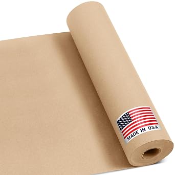 12" x 1200" 100 ft Natural Kraft Paper Roll