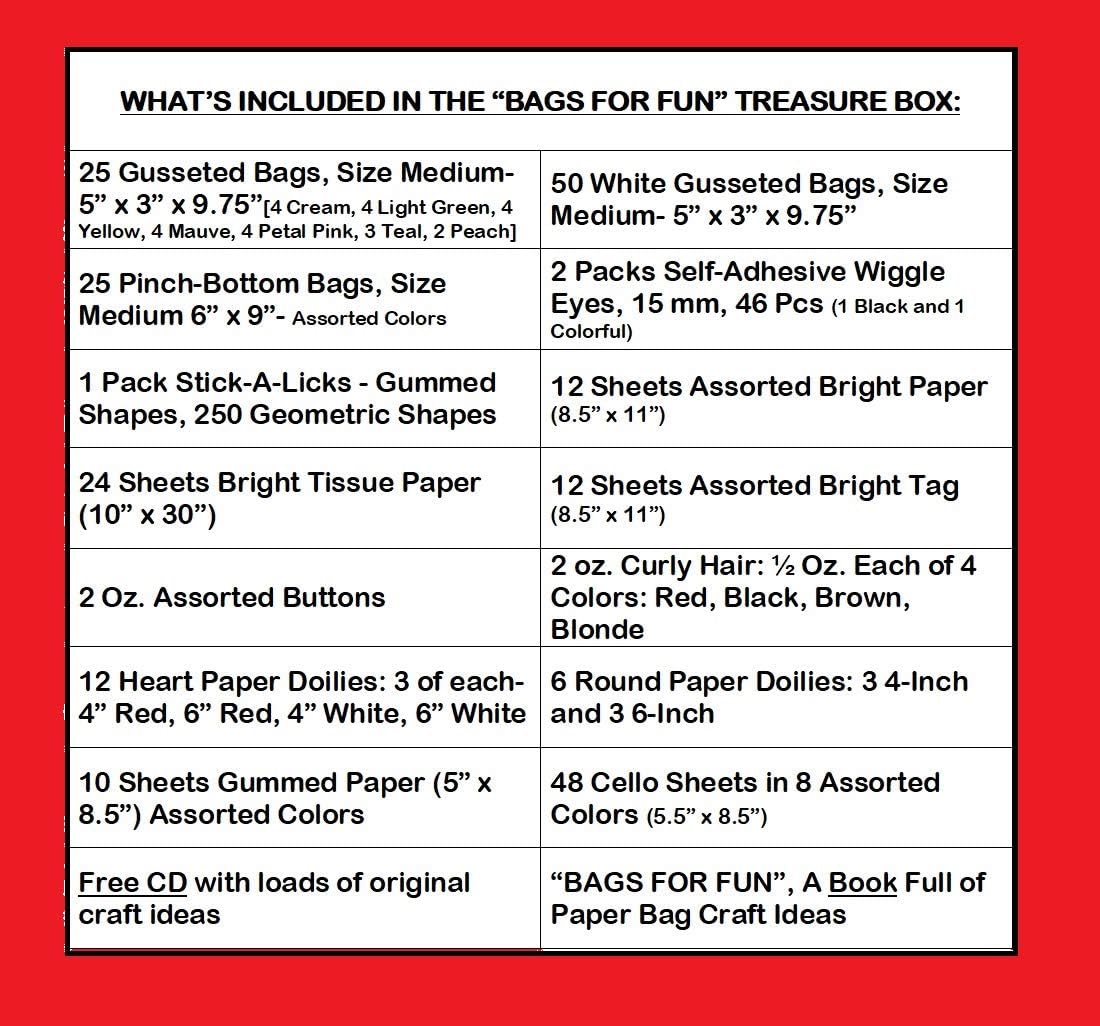 Hygloss Bags for Fun Treasure Box