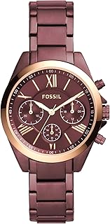 Fossil Women's Modern Courier Stainless Steel Chronograph Dress Quartz Watch