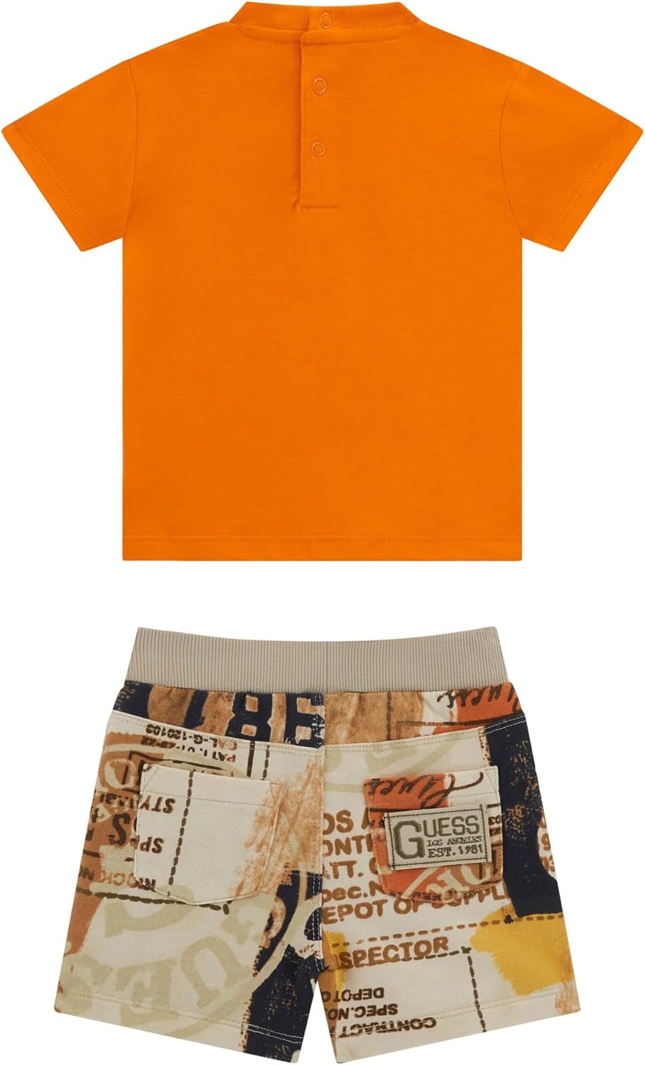 GUESS Baby-Boys Eco Short Sleeve T-Shirt and Active Shorts - Image 2