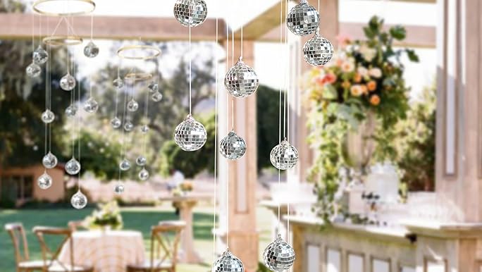 みんみん　❀レイキボール大❀ Amazon.com: Rodudu Disco Ball Mobile Spiral Spinner Ball 32