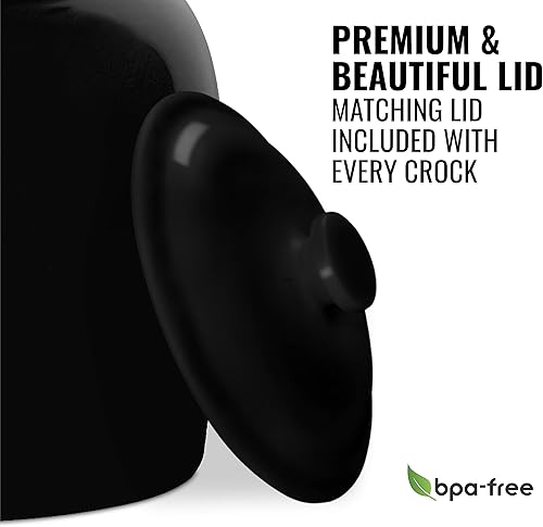 Miniatura 3 de Geo Sports - Dispensador de agua de cerámica de porcelana, grifo de acero inoxidable, válvula y tapa incluidas. Se adapta a jarras de 3 a 5 galones