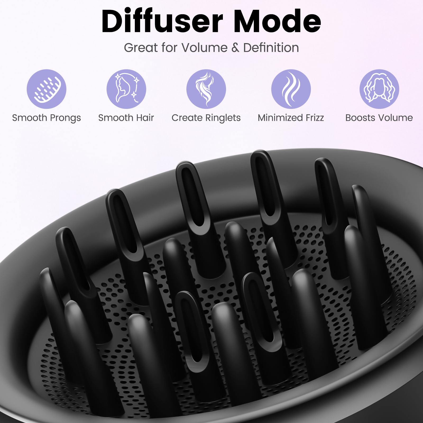 Amazon.com: PUREGUST Wave Curl Diffuser Attachment for Dyson