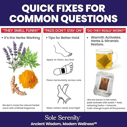 Miniatura 5 de Almohadillas para pies Sole Serenity Good Night con mineral de zeolita, glicinato de magnesio, ashwagandha, raíz de valeriana y manzanilla para el