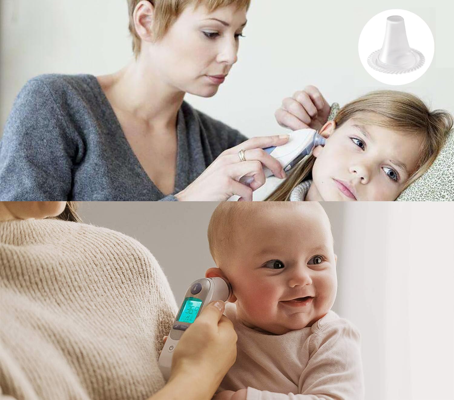 200PCS Cubiertas De Sonda De Termómetro De Oído, Termometro para Braun Recambio, para Todos Los Modelos Braun Thermoscan Y Otros Tipos
