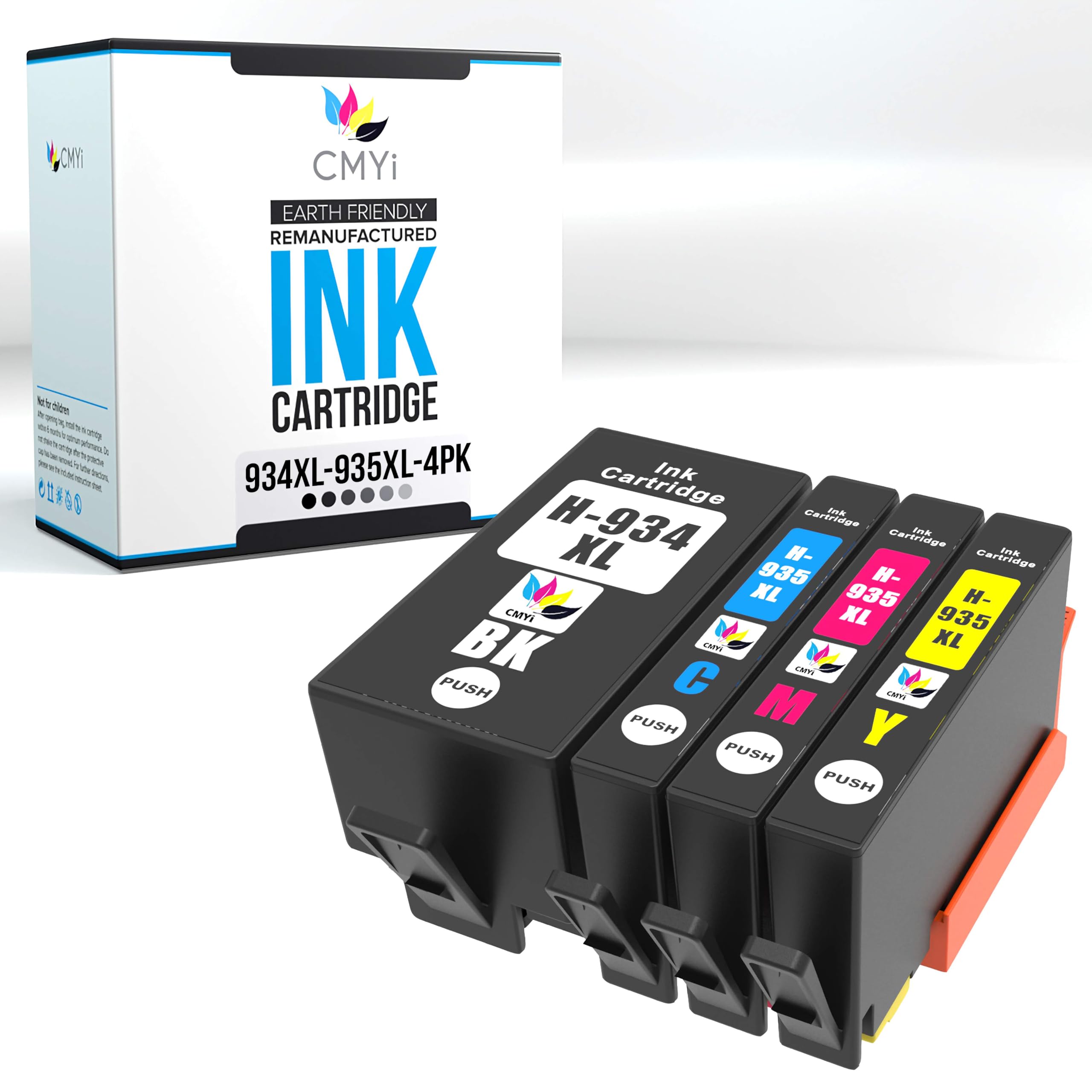 CMYi 934XL 935XL Replacement Combo Pack Ink Cartridges for HP OfficeJet 6812, 6815, 6820, 6825, Pro 6220, Pro 6230, Pro 6830, Pro 6830c, Pro 6835
