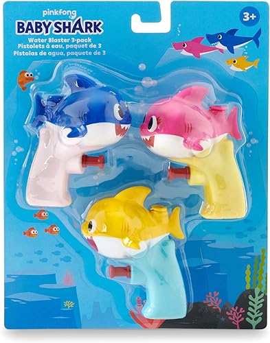 Miniatura 1 de WowWee Pinkfong Baby Shark Official Water Blaster - Baby Shark Family 3-Pack