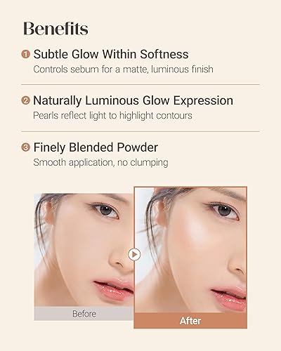 Miniatura 3 de THESAEM Glam Glow Pact - Polvo prensado iluminador para pieles grasas y combinadas - Acabado mate con acabado radiante - Pacto de refinación de