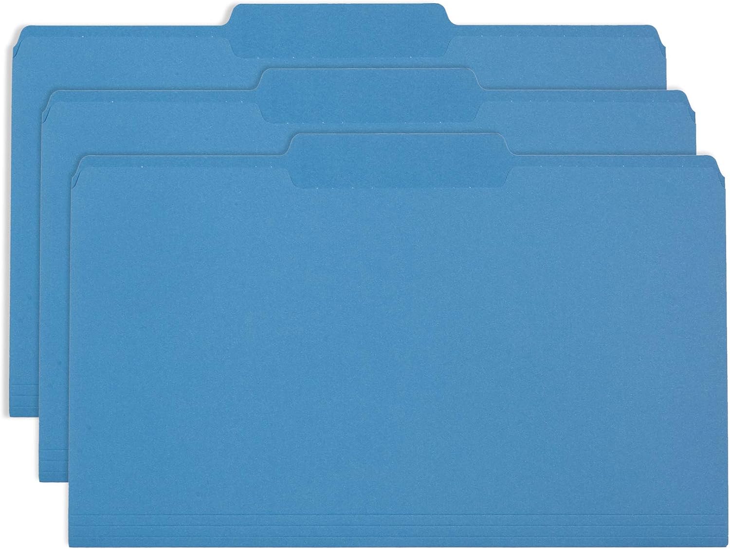 Blue Summit Supplies Blue Legal File Folders, Legal Size, 1/3 Cut Tab, Great for Organizing and Easy File Storage, File Folders 100 Count