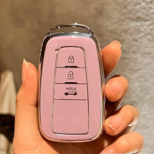 Miniatura 4 de DOUKI Carcasa completa de TPU para llave de coche, para Toyota Prius Camry Corolla CHR C-HR RAV4 Land Cruiser Prado llavero accesorios