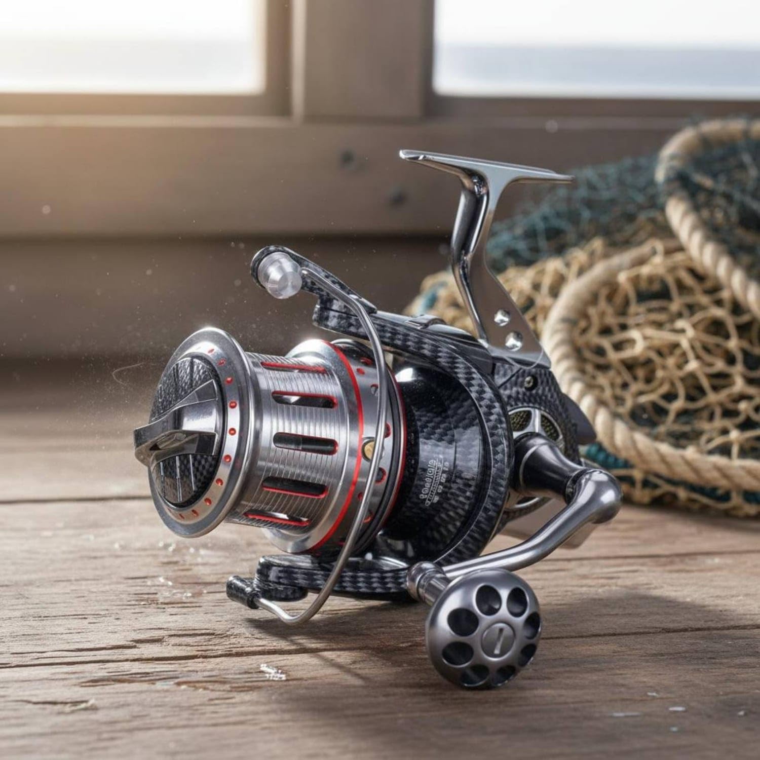 BNF® 10+1 Ball Bearings Metal Rotating Reel Ventilated Spool Rotating Fishing Reel, Afl8000 Sports, Fitness & Outdoors