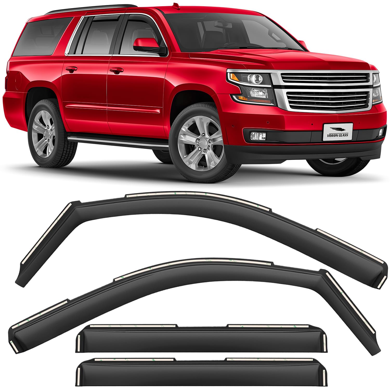 Voron Glass Rain Guards for Suburban