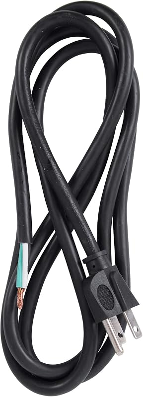 nVent GARDNER BENDER PS615143 Cable de alimentación del electrodoméstico de repuesto de 6 pies 14/3 cae (AWG) Cable SJTW resistente con enchufe NEMA 5-15 conectado a tierra 15 A 125 V 1875 W Herramienta eléctrica y cable del electrodoméstico (anteriormente: Bergen Industries)