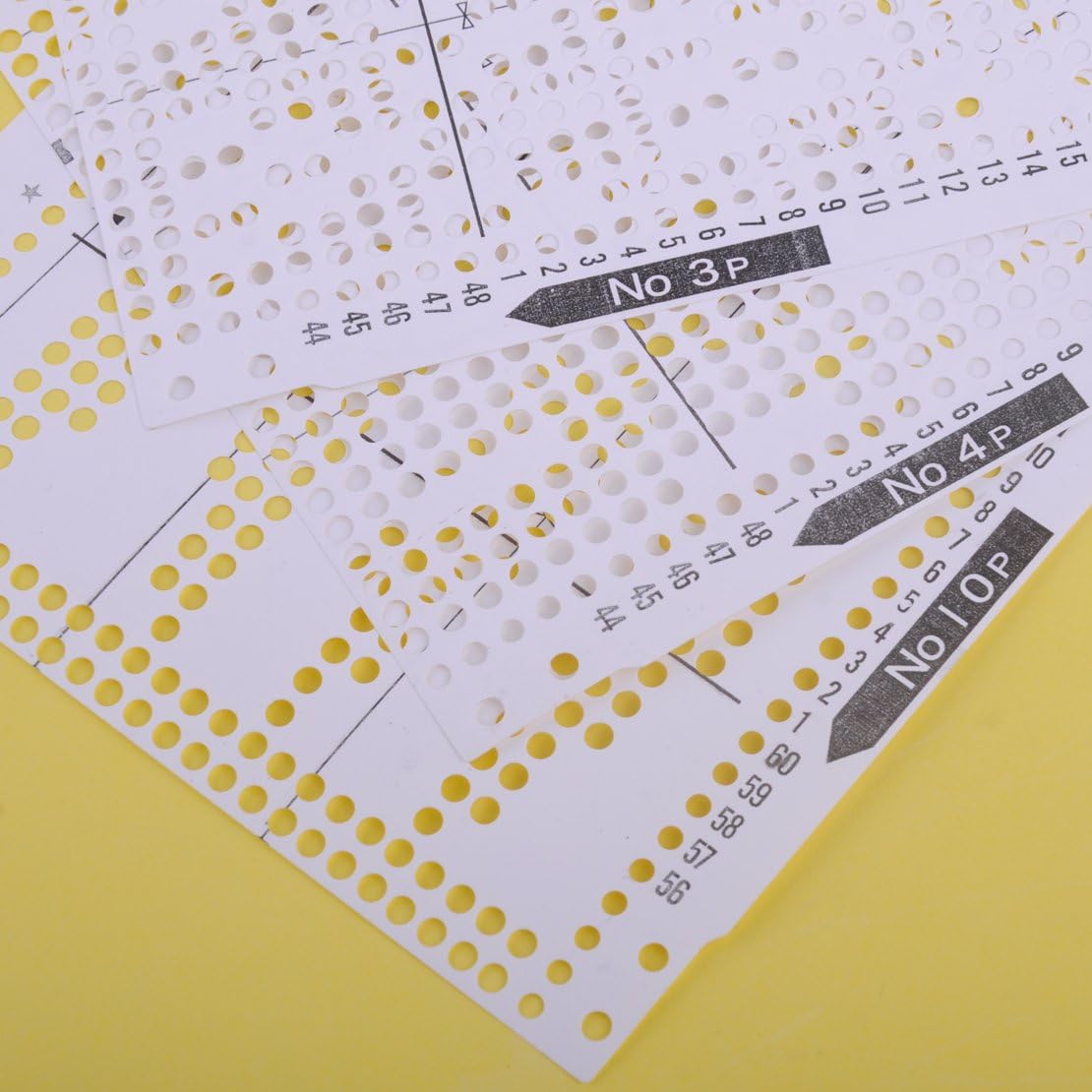 15pcs Set Pre Punched Card Kit Fit for Brother KH260 Knitting Needlework Machine