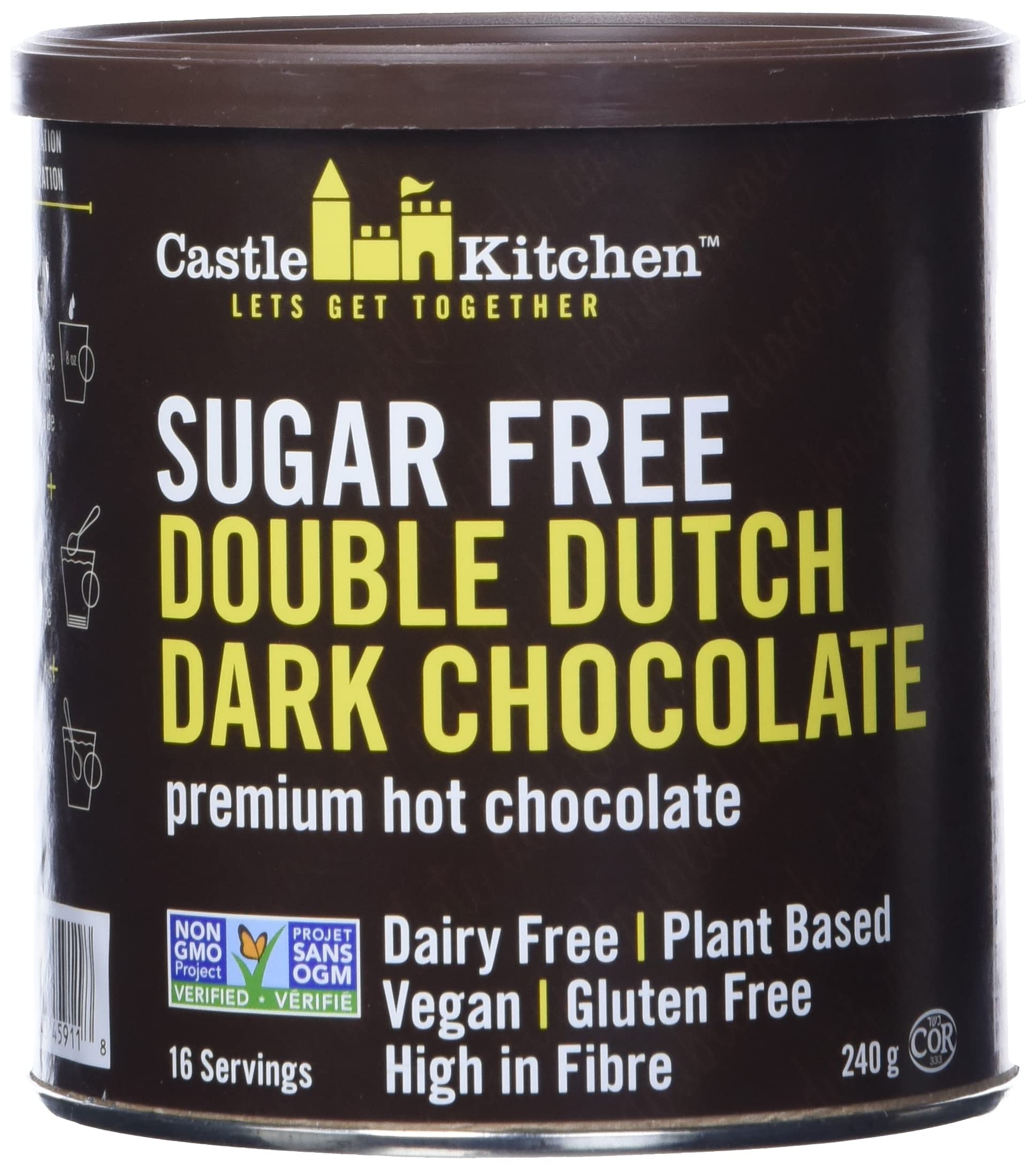 Buy Castle Kitchen Sugar Free Double Dutch Premium Dark Hot Chocolate