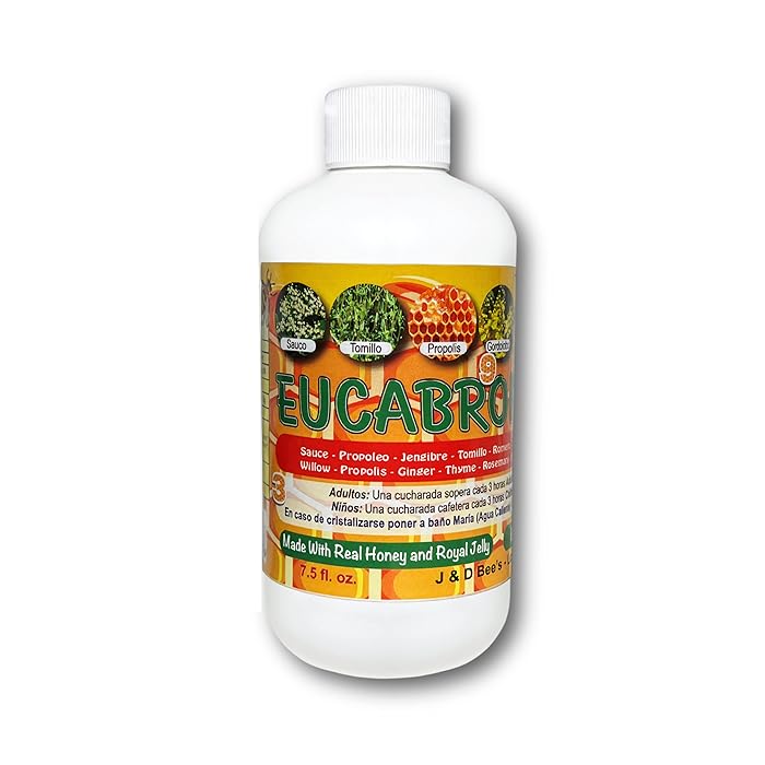 Buy Natural Honey Cough Syrup Eucabroncosol (Jarabe De Miel Para Tos